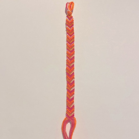 Hand Crafted String Bracelet Warm Colors Very interesting Design - Picture 1 of 6